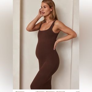 Brown BUMPSUIT dress
